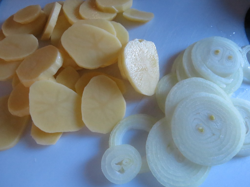 Some things in life aren't meant to be complicated.  Like potatoes and onions.