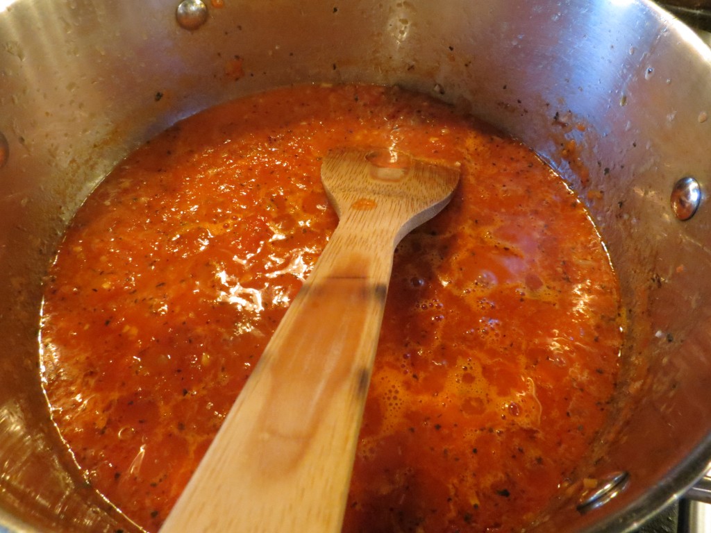 What's lovelier than a pot of simmering marinara in the kitchen?  Go ahead, try and think of something.