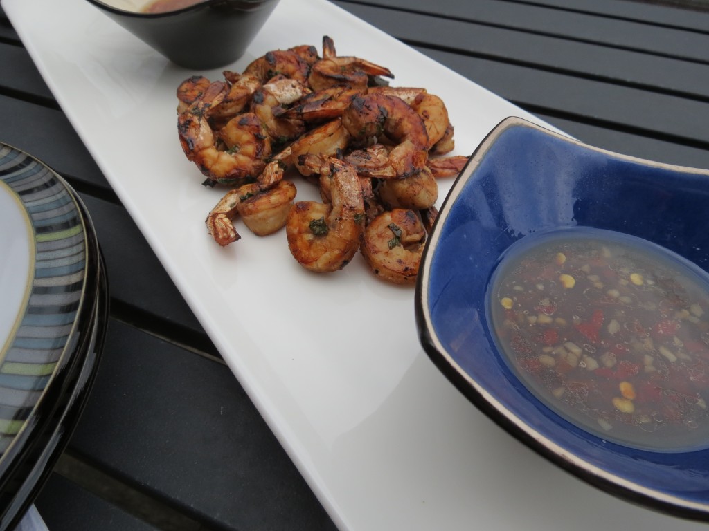 Grilled Shrimp with Asian Dipping Sauce