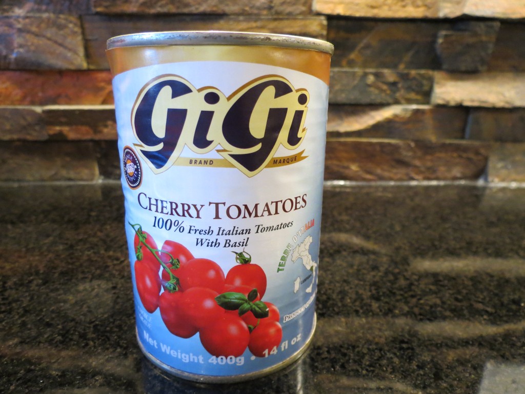 If cherry tomatoes aren't in season, don't hesitate to use canned.  This dish is versatile in that you can choose fresh or canned tomatoes, and it will be a success either way.