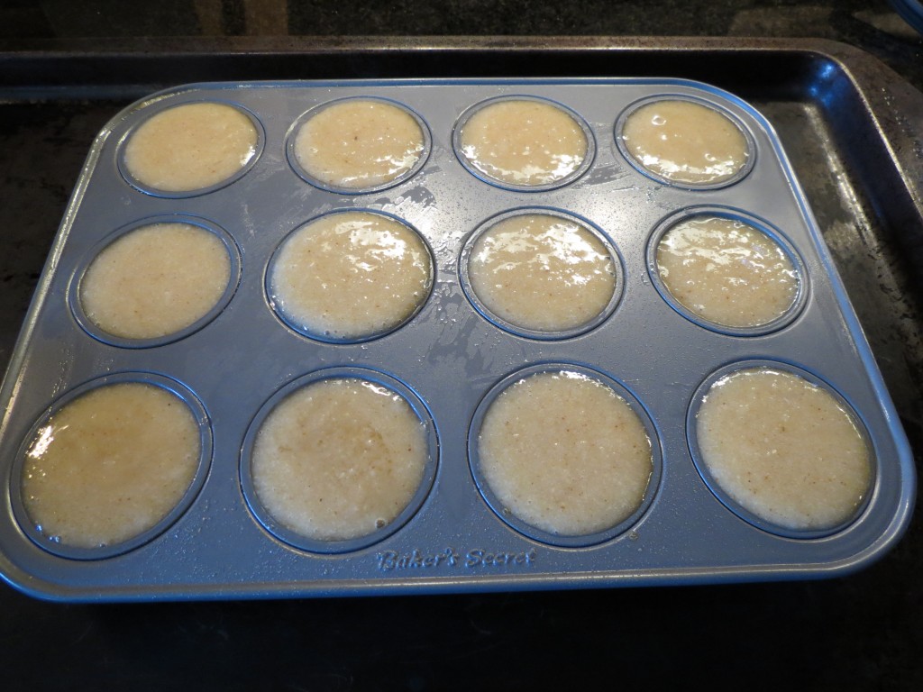 Ready for the oven, these little babies are filled right to the rim with brown buttery battered goodness.  You're only 15 minutes away from culinary paradise!