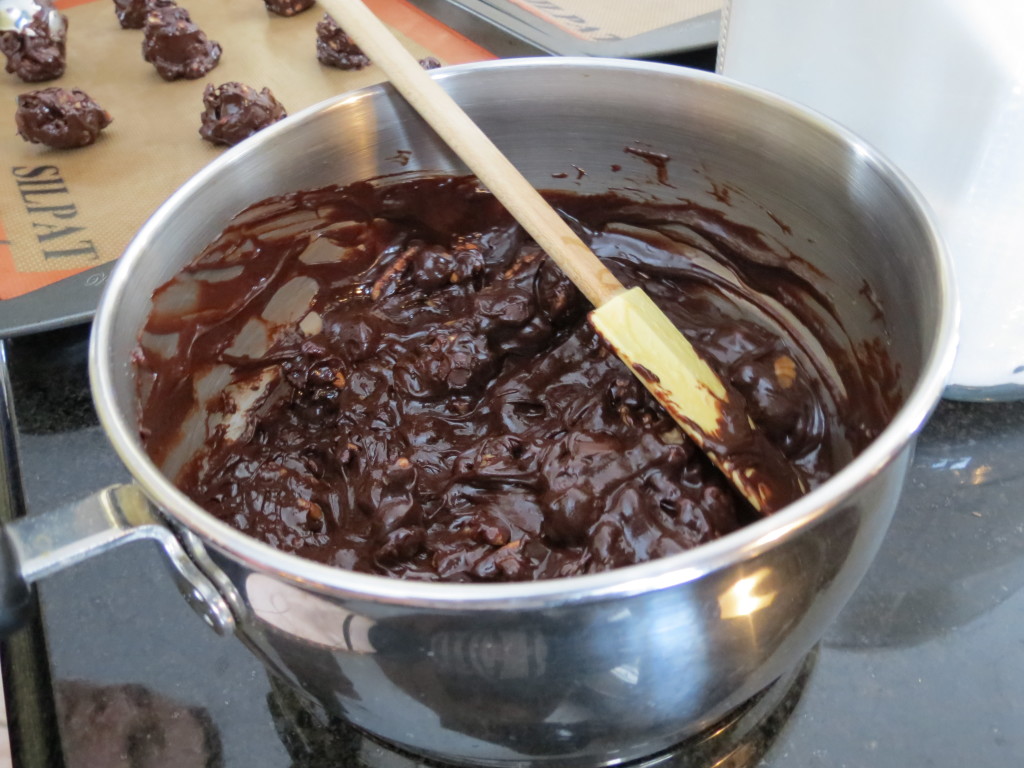 It's all about the chocolate in this recipe...