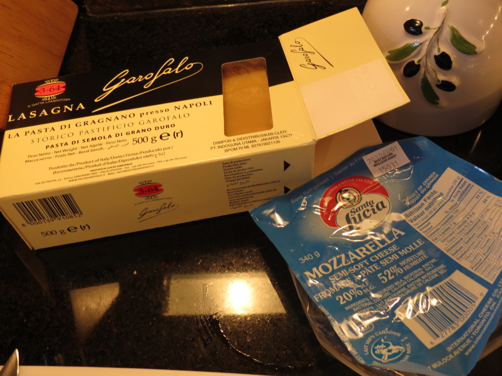 Start with good ingredients.  I got my pasta sheets and mozzarella from a good Italian bakery.